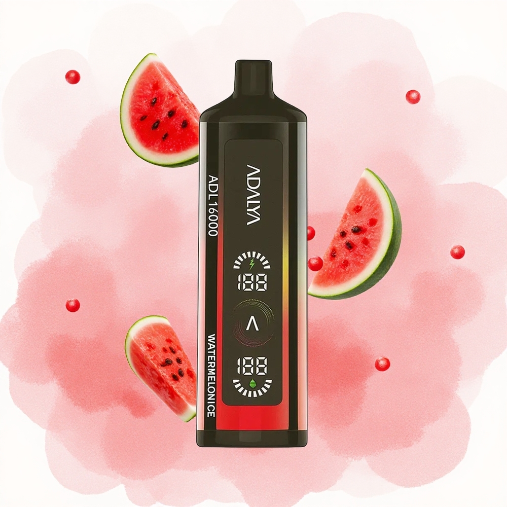 Lubenica Led Adalya ADL 16000 PRO Puffs 25ml Пуњење преко УСБ-Ц