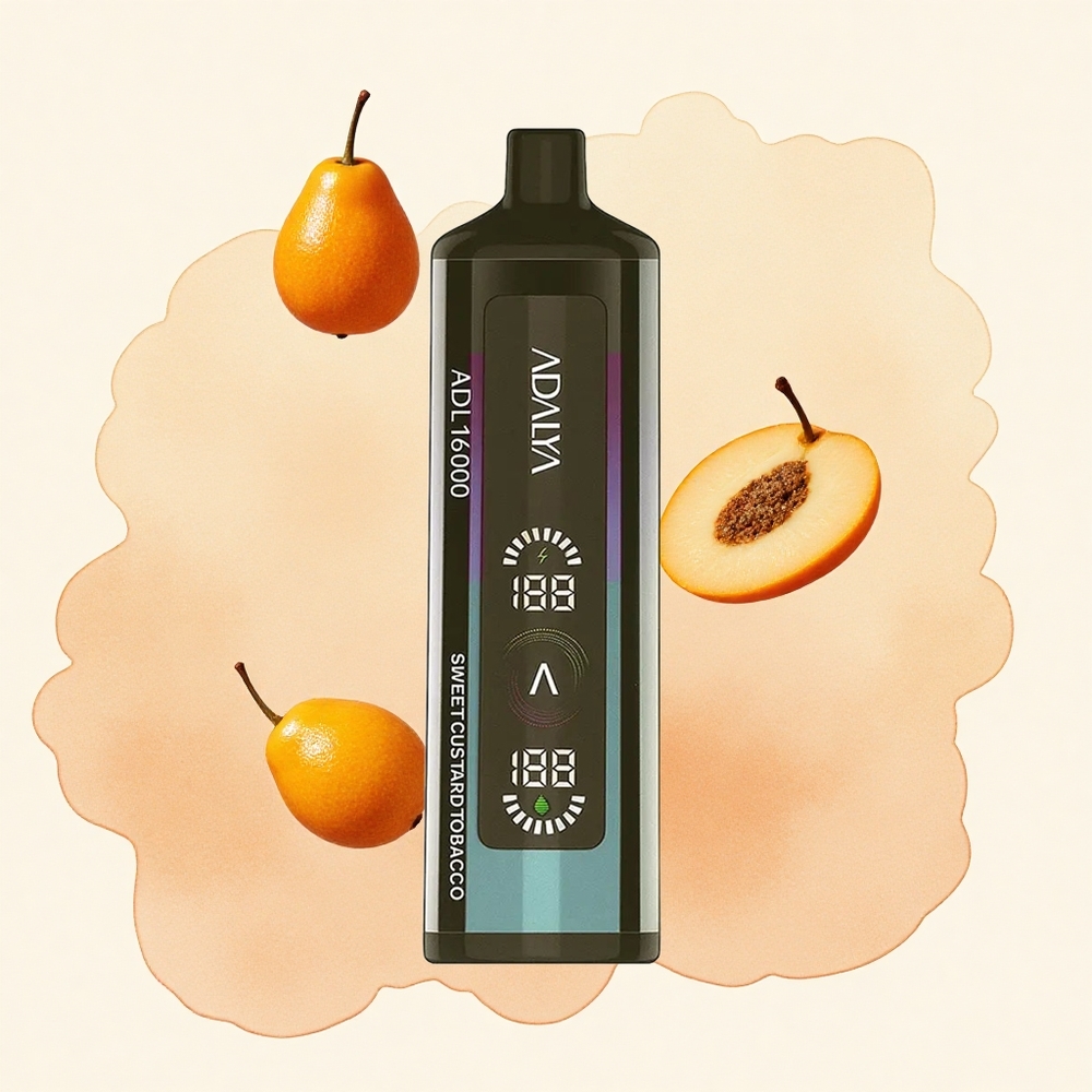 Slatki kremasti duvan Adalya ADL 16000 PRO Puffs 25мл Е-течност 1000 mAh батерија