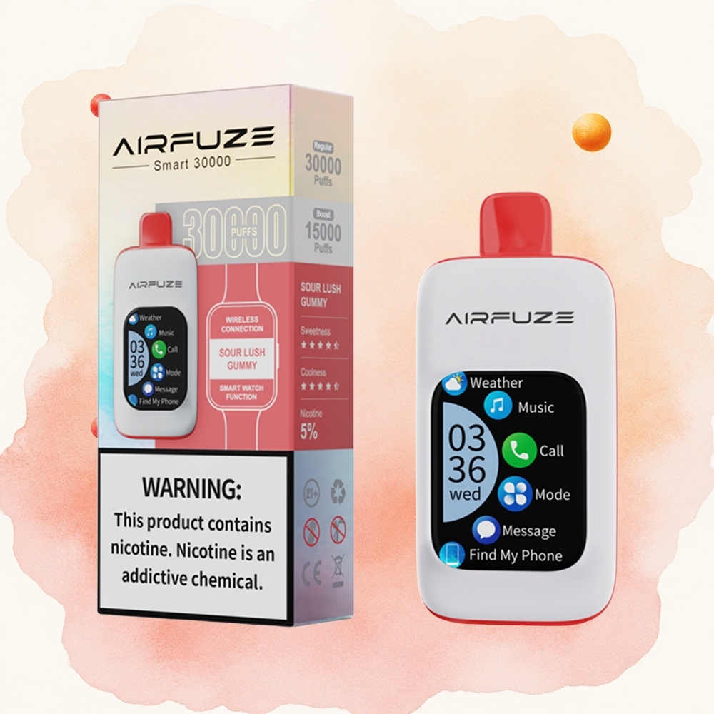 Кисело луш гуми AirFuze Smart 30000 пуфова 900mAh батерија