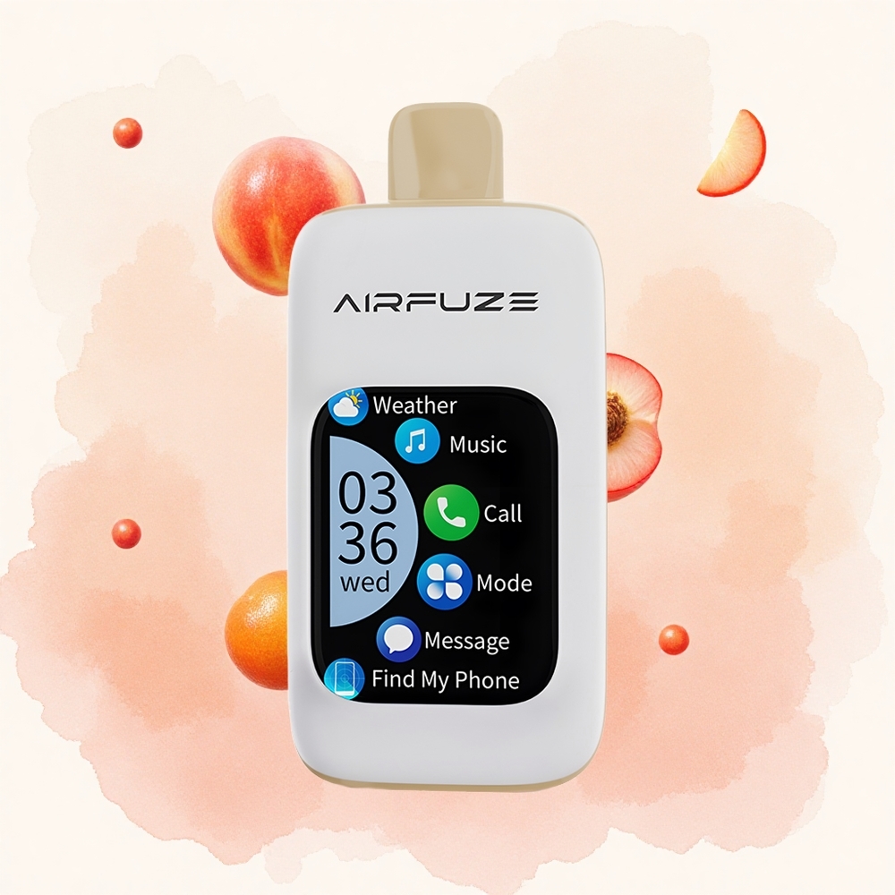 Сочна бресква AirFuze Smart 30000 пуфова Type-C
