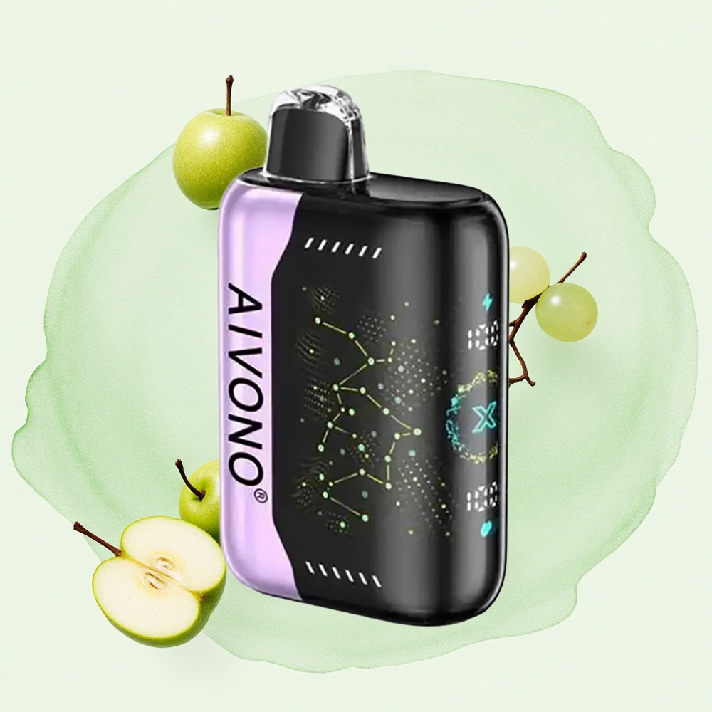 Зелена Јабука Грожђе Aivono Aim Boom 25000 Пуфова 28ml Течност 650mAh Батерија