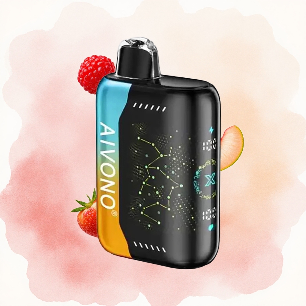 Малина Бресква Лимета Aivono Aim Boom 25000 Пуфова 28ml Течност 650mAh Батерија