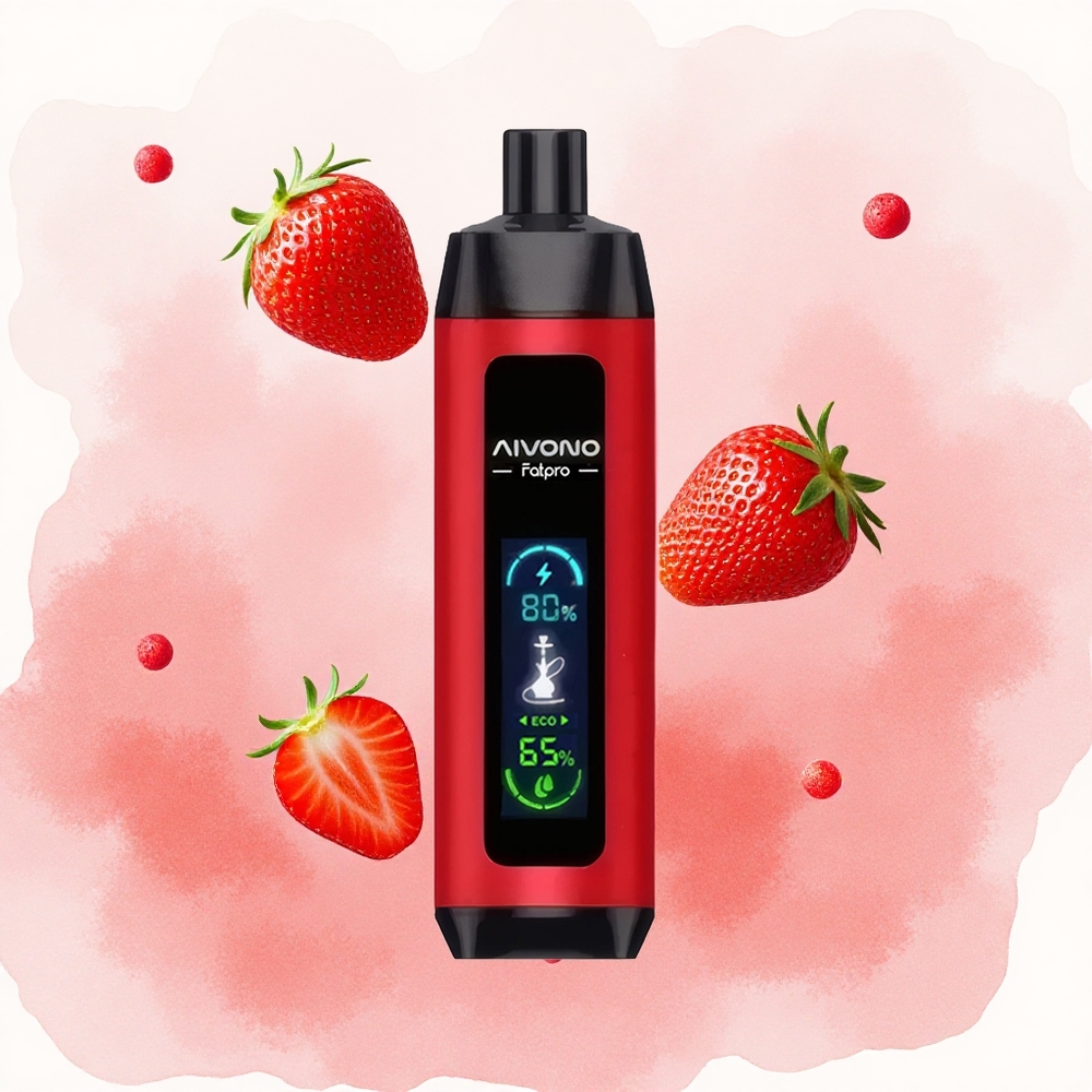 Јагода Панч Aivono Aim Fatpro 22000 Пуфова 28ml Течност 600mA Пунљива Батерија