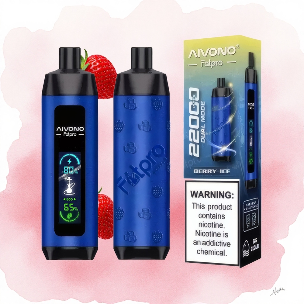 Bobi Led Aivono Aim Fatpro 22000 Pufova 28мл Е-течност 600mAh Батерија