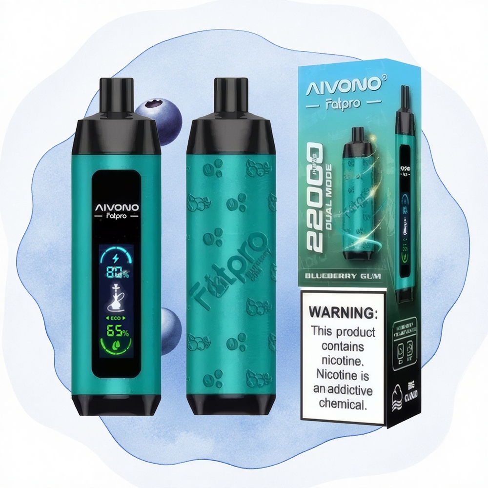 Boravnica (Blueberry) Aivono AIM FATPRO 22000 Pufova 28мл Е-течност 600mAh Батерија