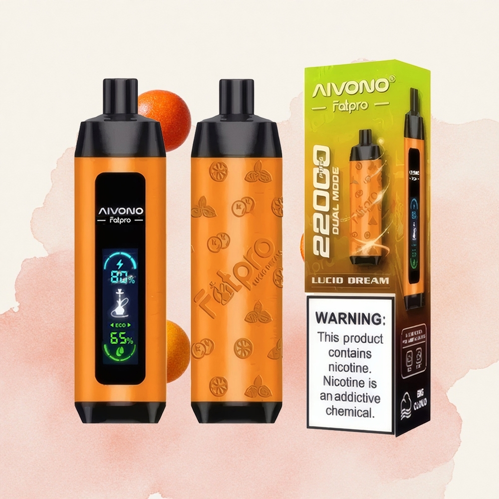 Lucid San (Sanjarica) Aivono Aim Fatpro 22000 Puffova 28мл Е-течност 0,6 Охм Месх Цоил