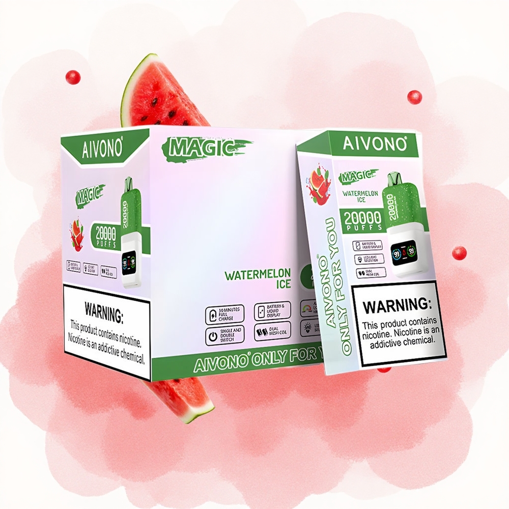 Лубеница лед Aivono Aim Magic 20000 Пуфова 26ml Течност