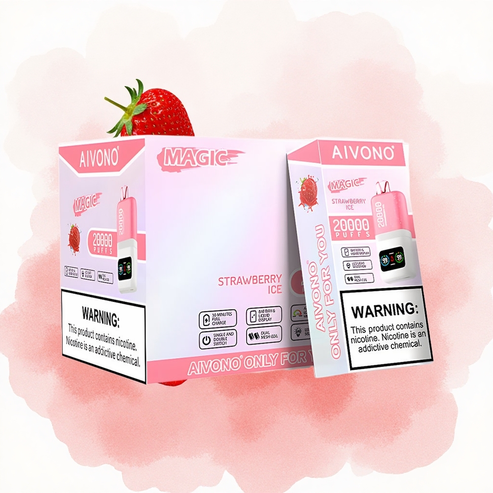 Јагода лед Aivono Aim Magic 20000 удаха Дуал Месх Цоилс