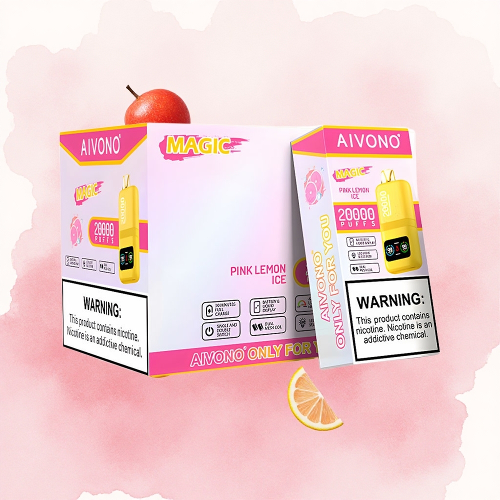 Pink Lemon Led Aivono Aim Magic 20000 Pufova Дуал Месх Цоилс