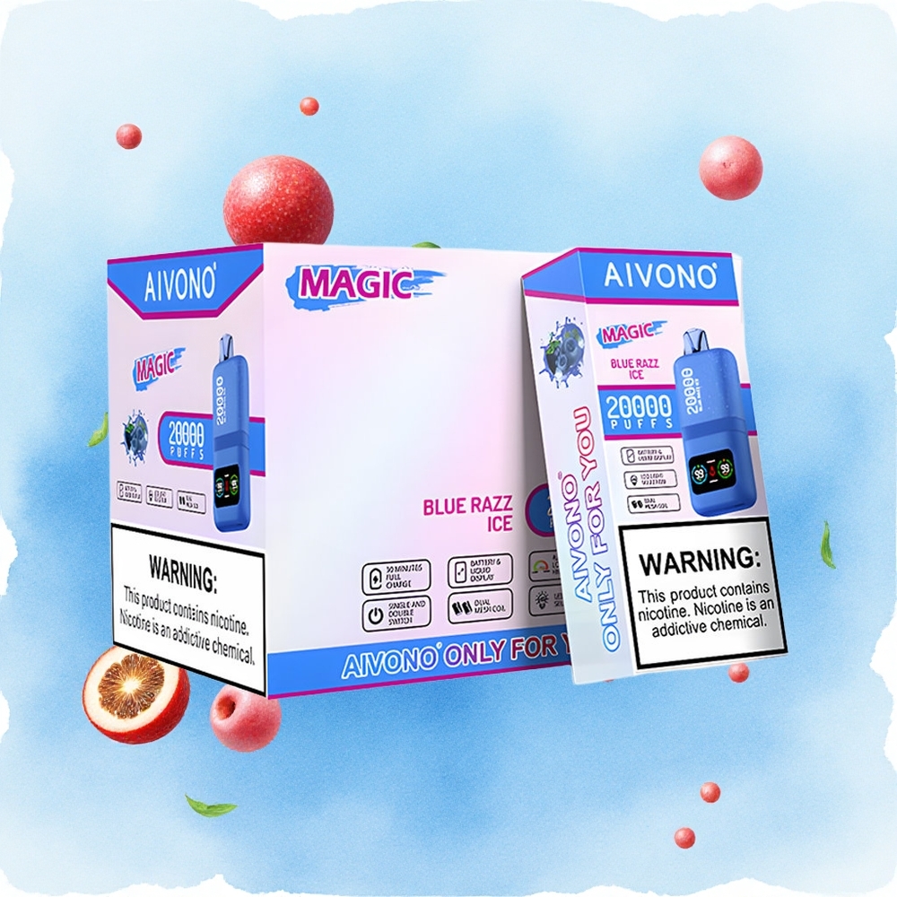 Plava Malina Led Aivono AIM MAGIC 20000 Pufova 26мл Е-течност