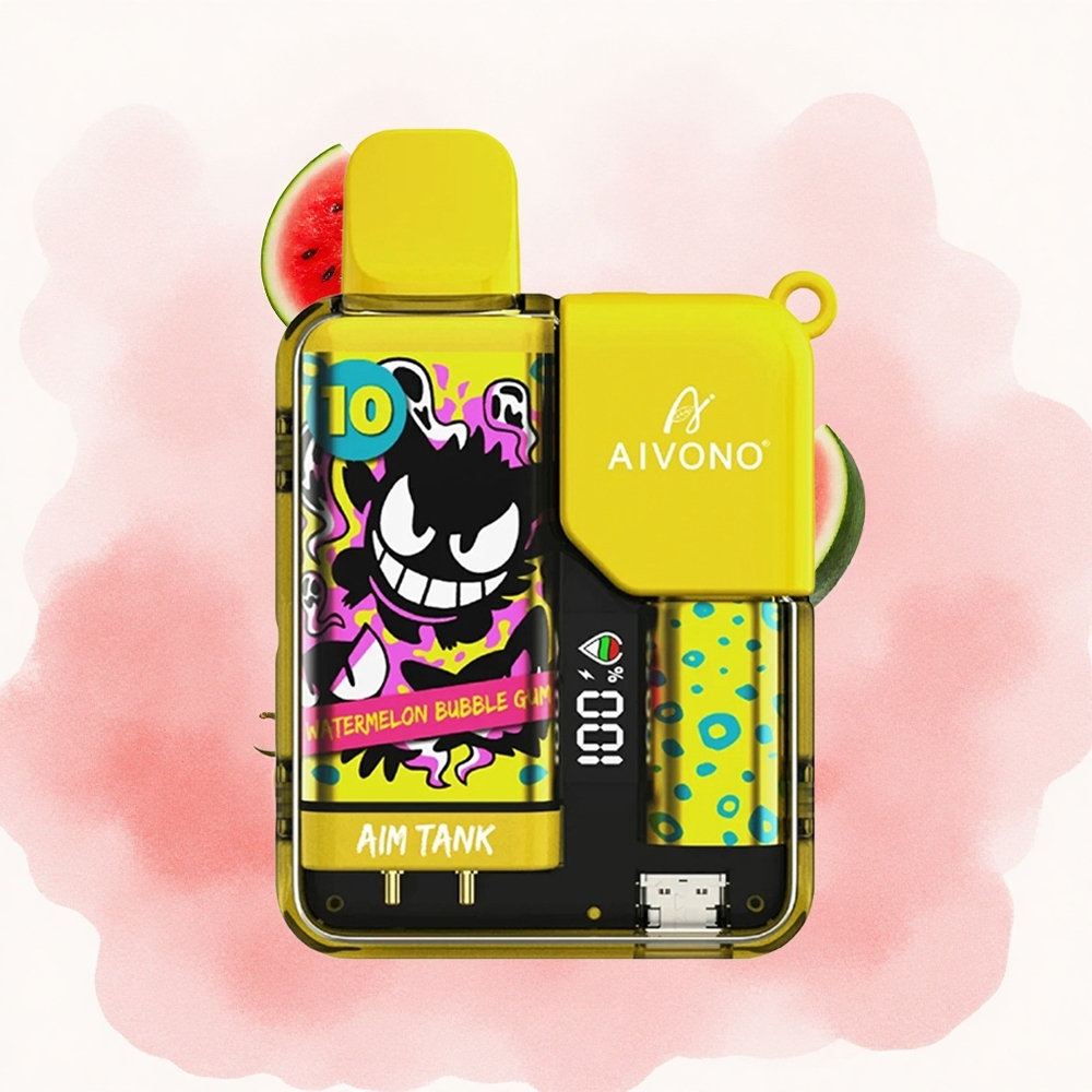 Лубеница жвачка Aivono AIM-TANK 9500 Пуфова 18ml Течност 650mAh Батерија