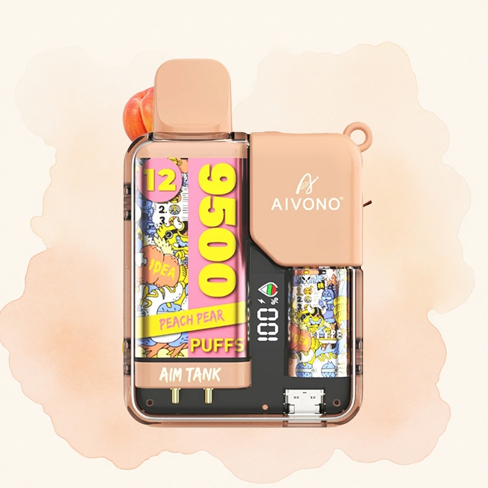 Breskva Kruška Aivono AIM-TANK 9500 Pufova 18мл Е-течност