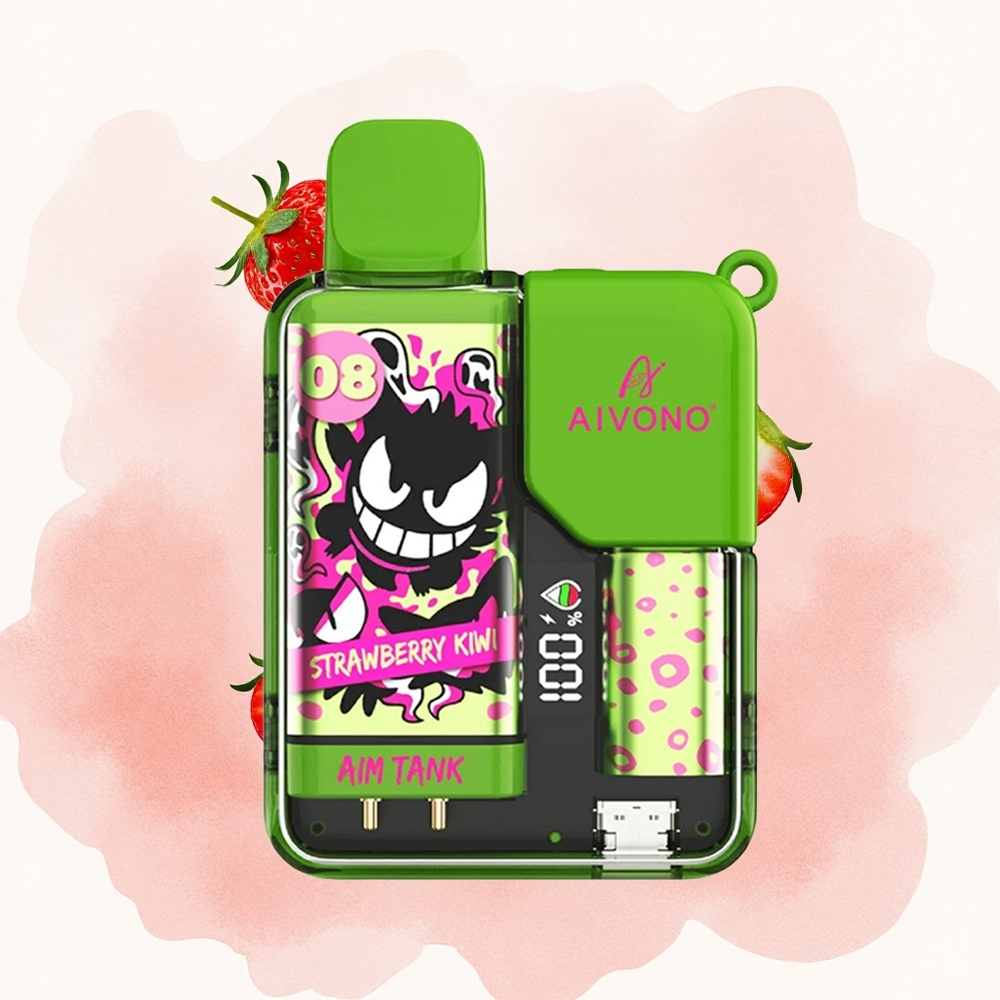 Jagoda Aivono Aim-Tank 9500 Puffs 18мл Е-течност Капацитет 1.2охм Месх Цоил