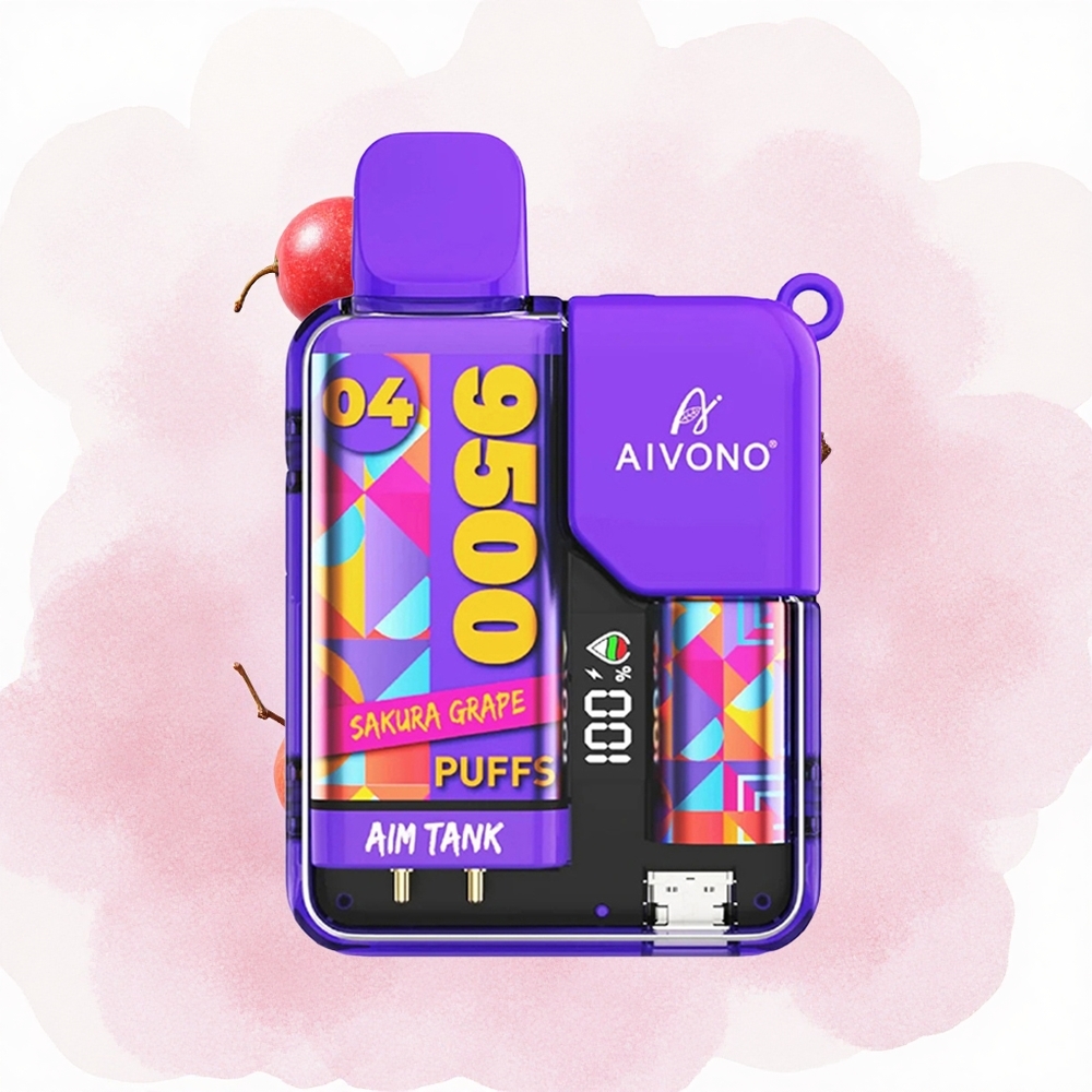 Sakura Grožđe Aivono AIM-TANK 9500 Pufova 18мл Е-течност