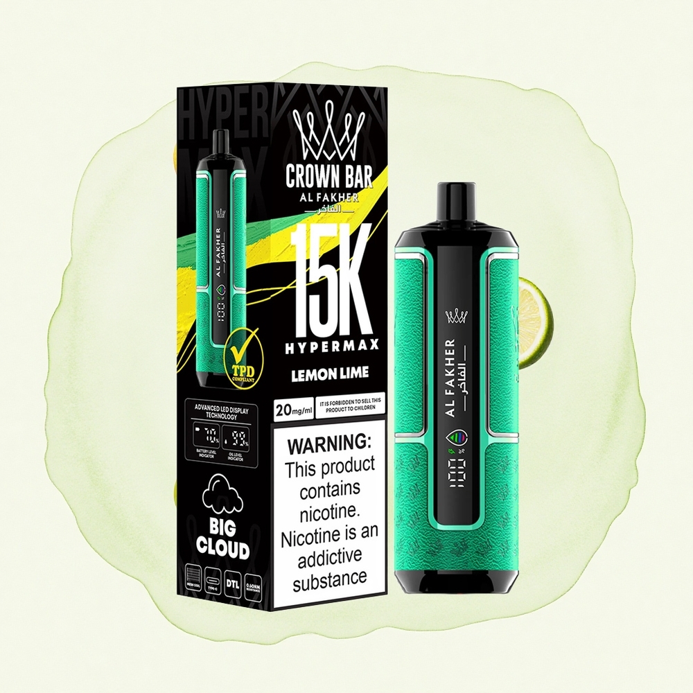 Limeta и Limun Al Fakher Crown Bar 15K Hypermax 22ml 600mAh