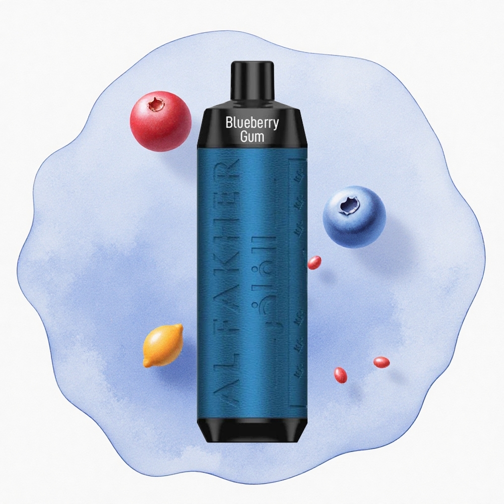 Borovnica Žvakaća Guma Al Fakher Crown Bar 8000 Pufova 0.6 om Otpornost Kalema