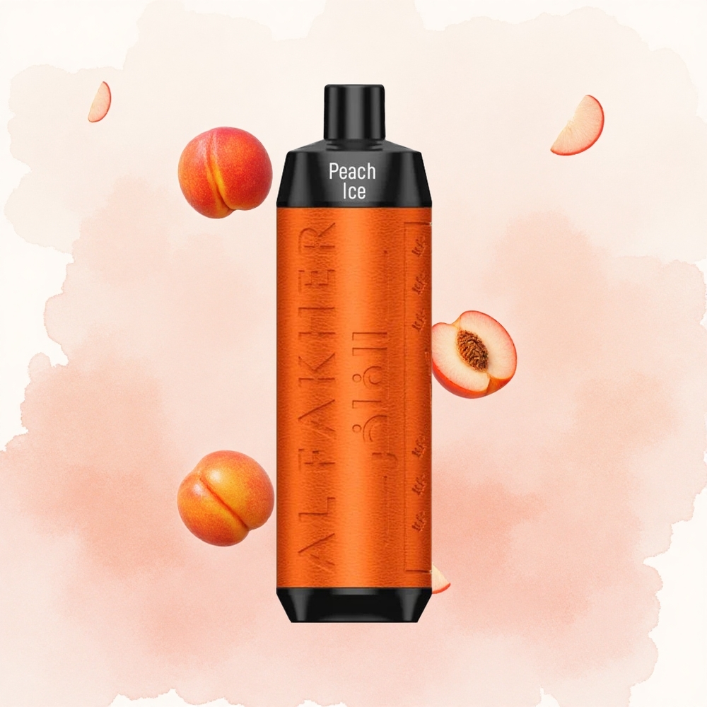 Breskva Led Al Fakher Crown Bar 8000 Kristal Једнократни Вапеe са 18мл Е-течностi и 8000 Pufova