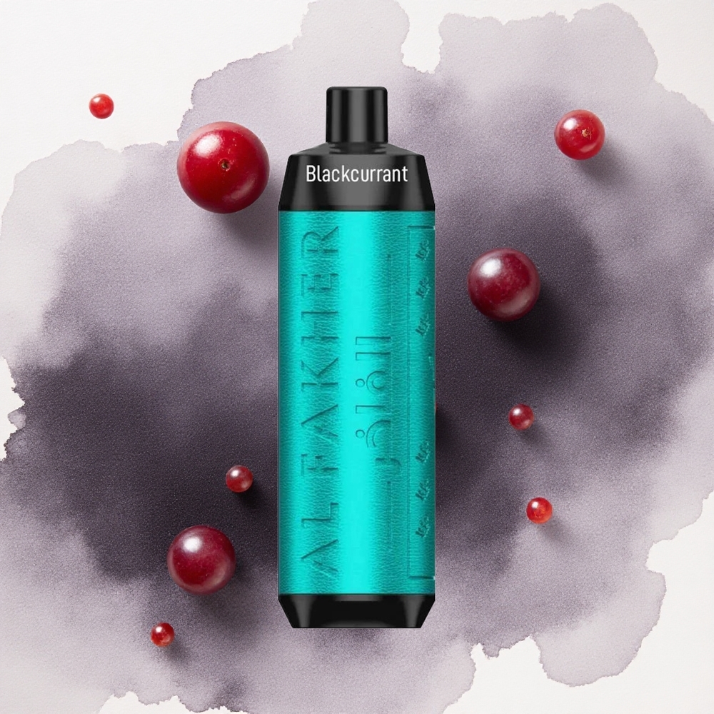 Crna Ribizla Led Al Fakher Crown Bar 8000 Kristal Jednokratna Vape са 18мл Е-течност и 8000 Poteza