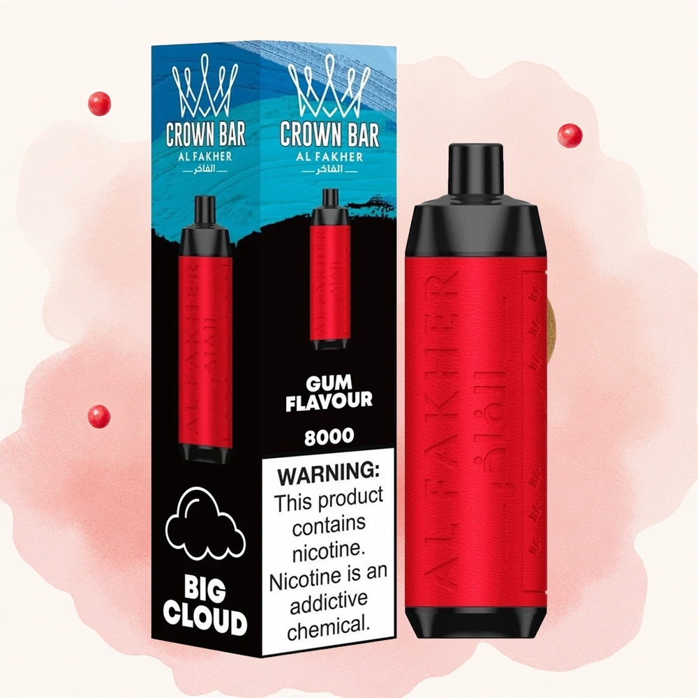 Džinovka Kombinacija Al Fakher Crown Bar 8000 Kristal Једнократни Вапеe 18ml Kapacitet 5mg Никотин
