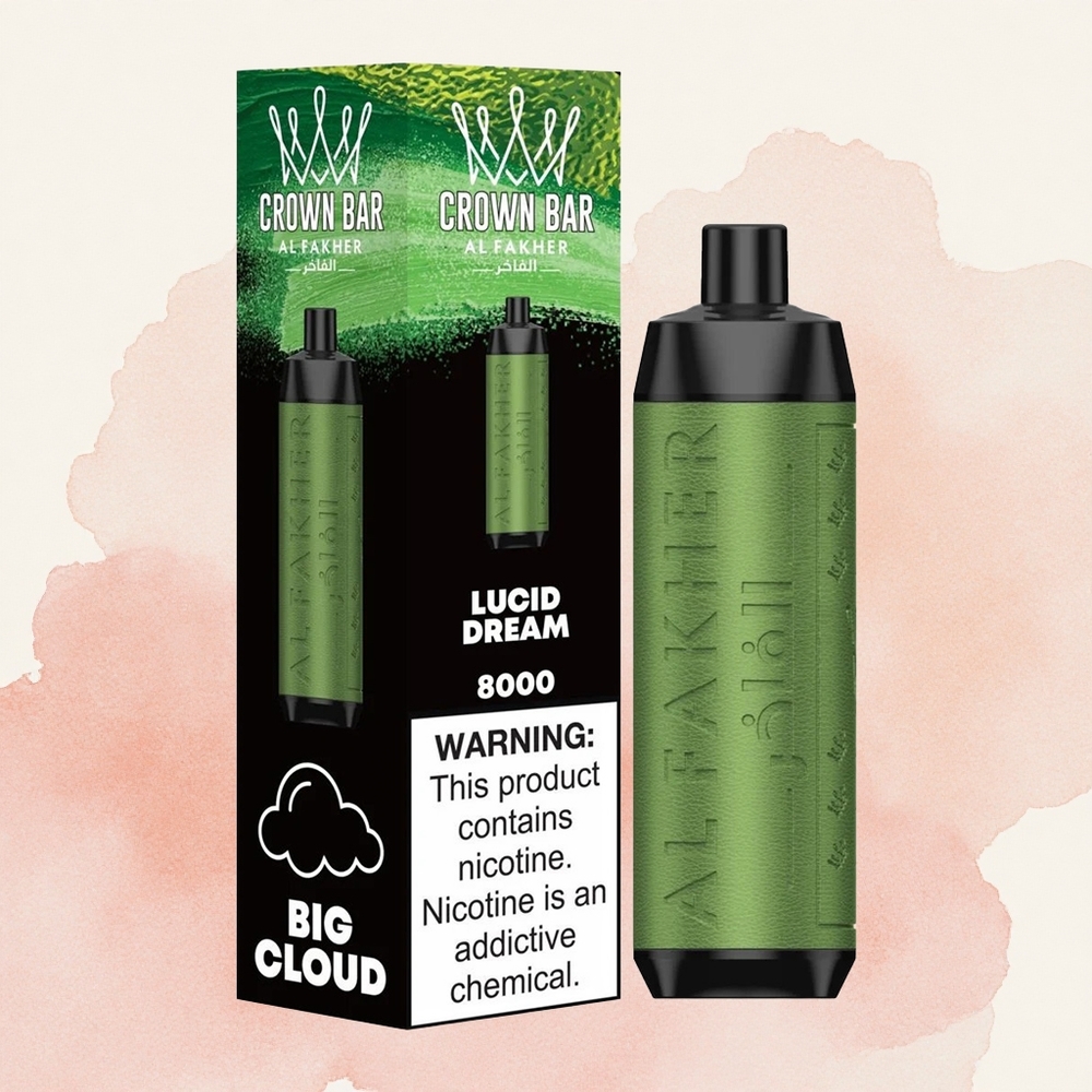 Lucidni San Al Fakher Crown Bar 8000 Pufova 18мл Е-течност