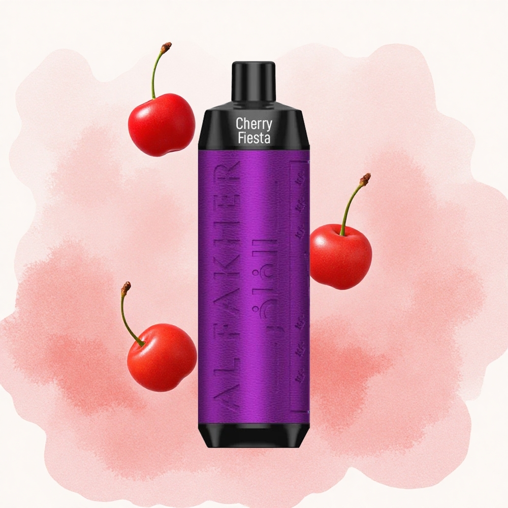 Trešnja Fiesta Al Fakher Crown Bar 8000 Crystal Једнократни Вапеe са 8000 Pufova и 18мл Е-течност