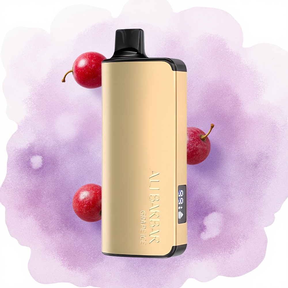 Grozd Ledeni Alibarbar Ingot 9000 Puffs 22мл Е-течност 2350mAh батерија