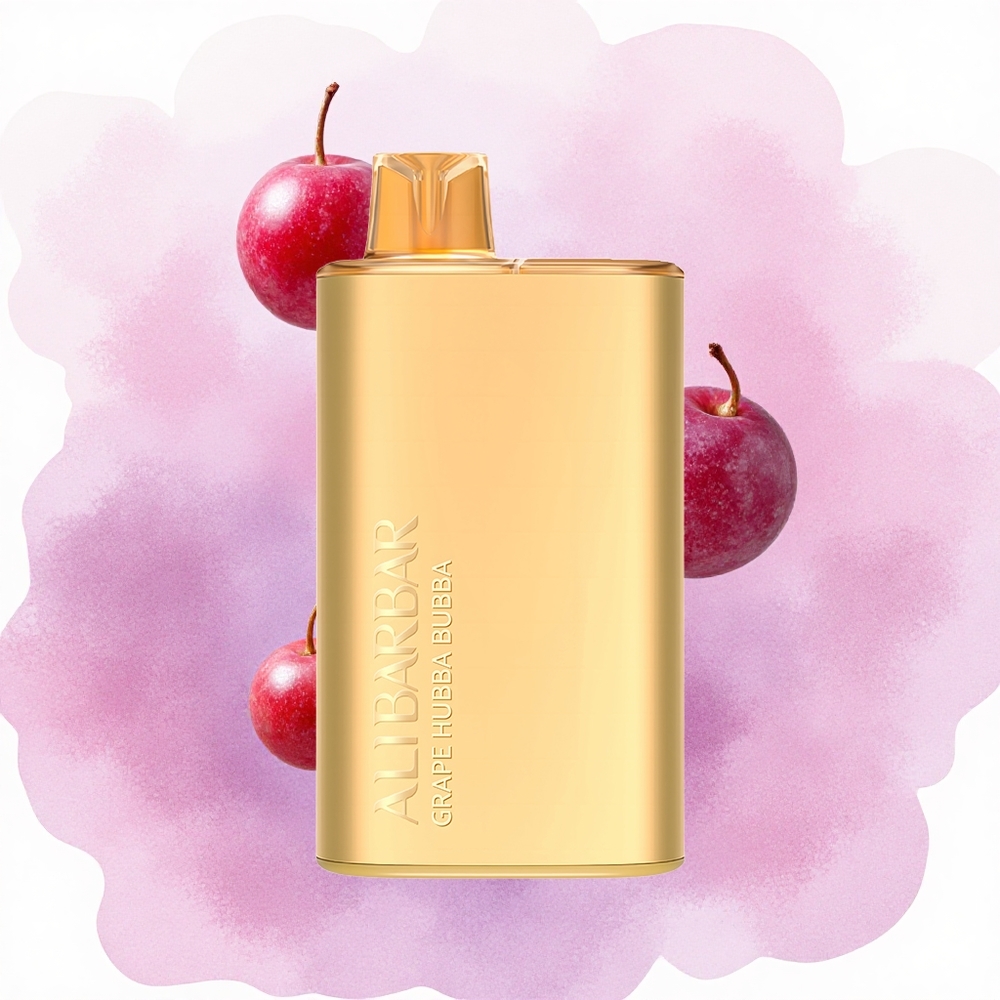 Гроздова Хуба Буба Alibarbar Rich 8000 Пуфова 20ml Течност 2000 mAh Батерија