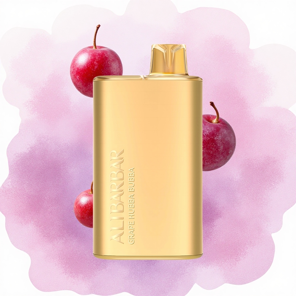 Гроздова Хуба Буба Alibarbar Rich 8000 Пуфова 20ml Течност 2000 mAh Батерија