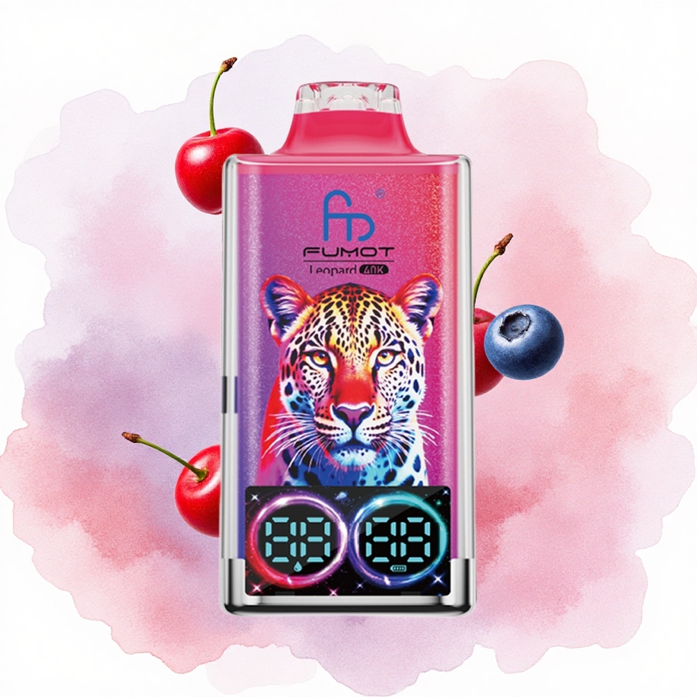 Borova-Tresnja Fumot Leopard 40K Pufova Dual Mreža и Digitalna Cev za Prikaz Nivoa Ulja