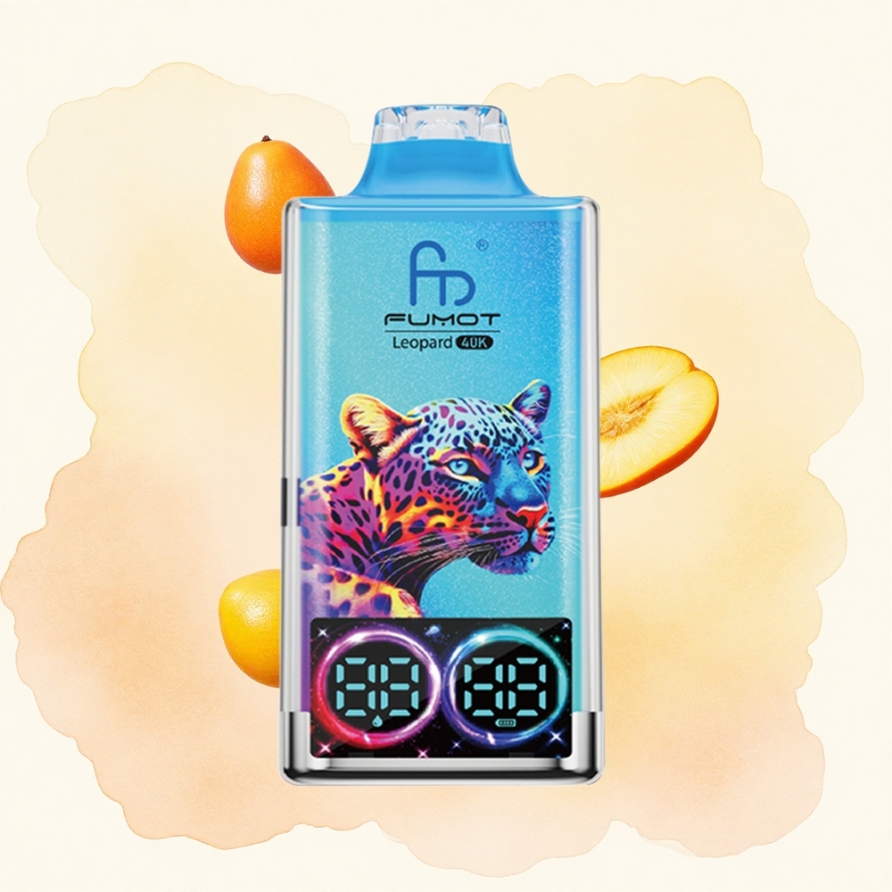 Breskva Mango Ananas Fumot Leopard 40K Pufova Дуал Месх Цоил и 700mAh батерија