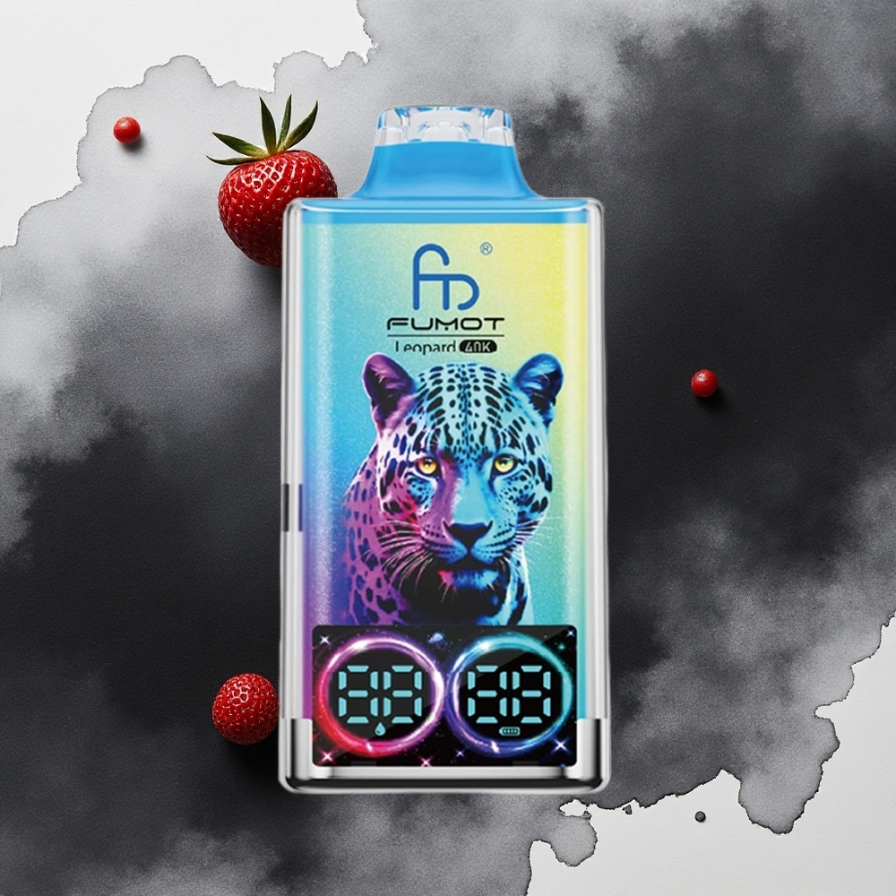 Црни Змај Лед Fumot Leopard 40K Puffs 700mAh Батерија Дуал Месх Цоил