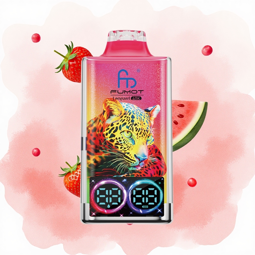 Јагода Лубеница Fumot Leopard 40K Puffs 700mAh Батерија Дуал Месх Цоил