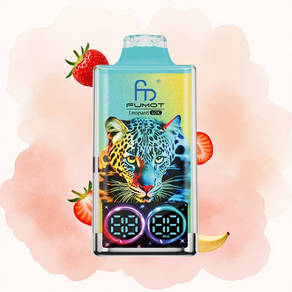 Jagoda Banana Fumot Leopard 40K Puffs 700mAh батерија Дуал Месх Цоил