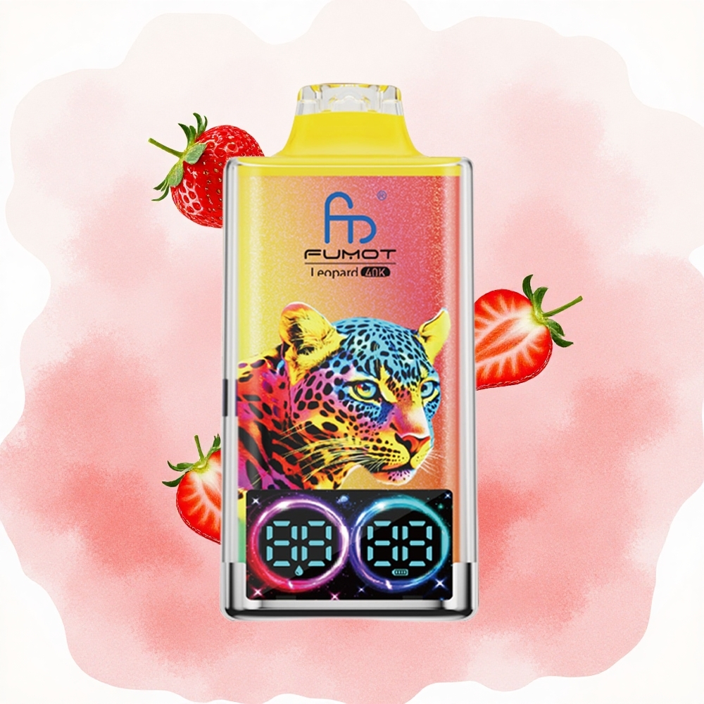 Jagoda Led Fumot Leopard 40K Puffs 700mAh батерија Дуал Месх Цоил