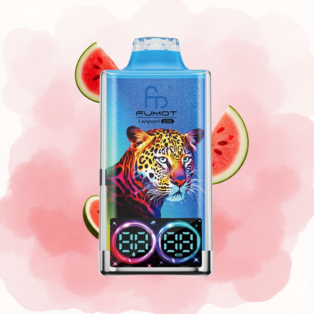 Lubenica Bubana Guma Fumot Leopard 40K Pufova Дуал Месх Цоил и 700mAh батерија