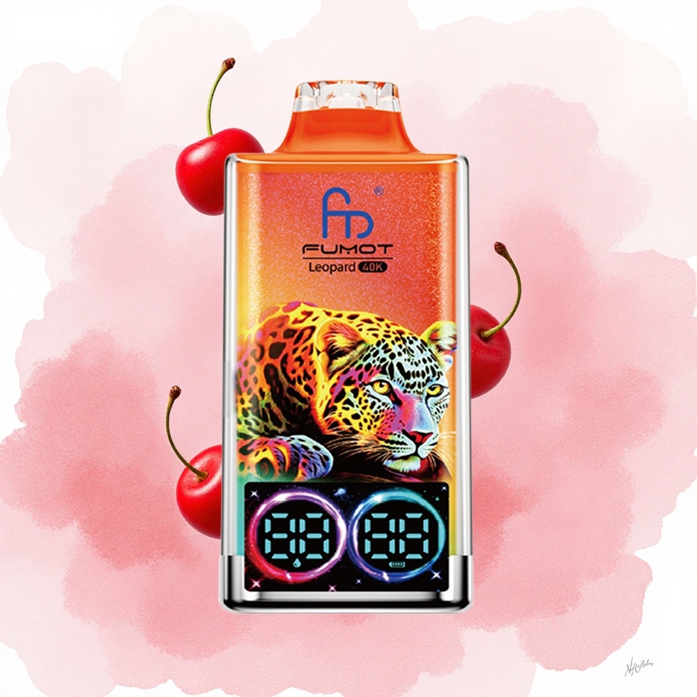 Trešnja Led Fumot Leopard 40K Pufova 700mAh батерија Дуал Месх Цоил
