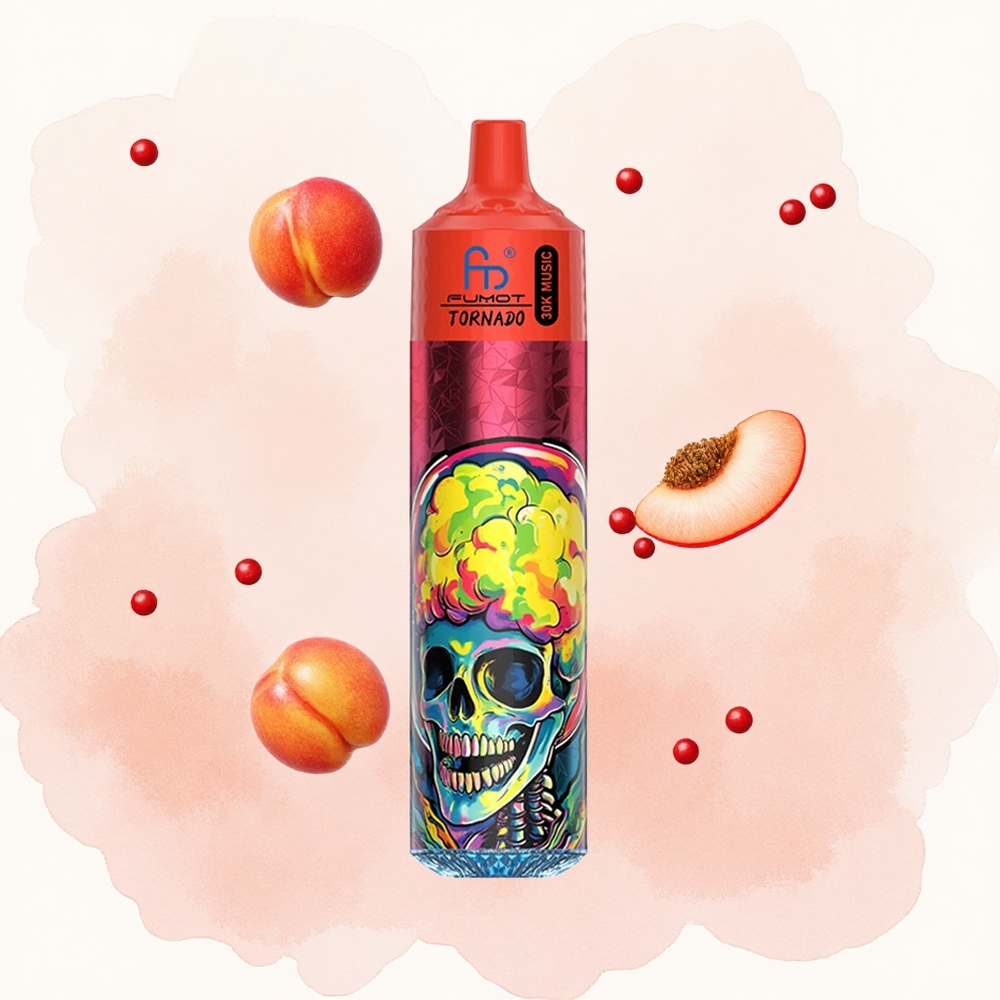 Breskve и Bobice Fumot RandM Tornado 30000 Pufova 30mL