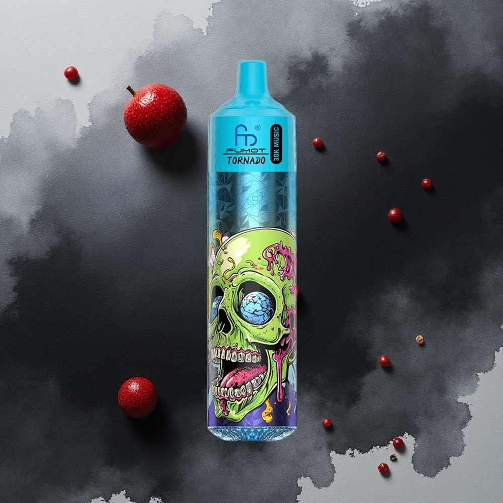 Crni ledeni Fumot RandM Tornado 30000 Pufova 30mL