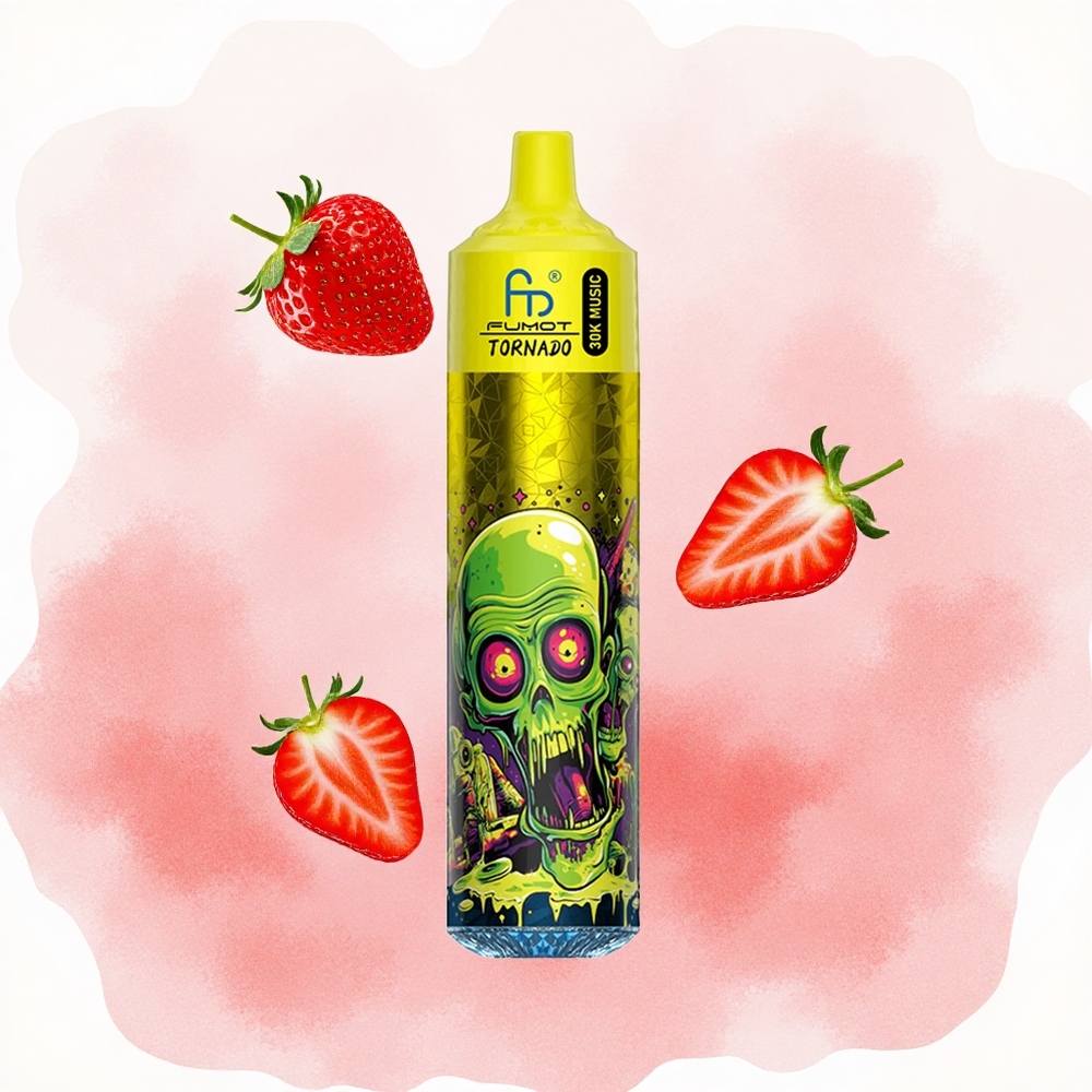 Јагода Лед Fumot RandM Tornado 30000 удисаја 30mL течност