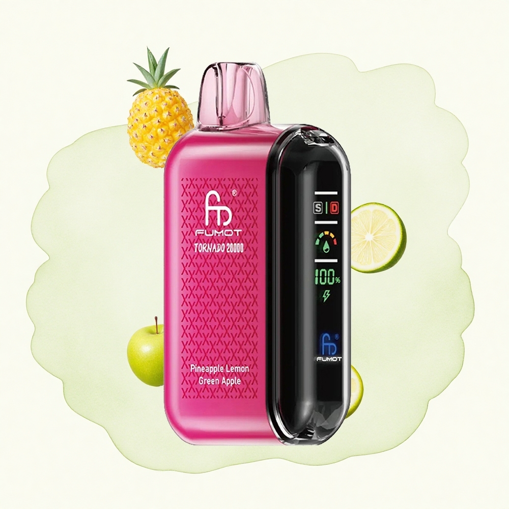 Ananas Limun Zeleno Jabuka Fumot Tornado 20000 Pufova Дуал Месх Цоил Смарт Дисплаи