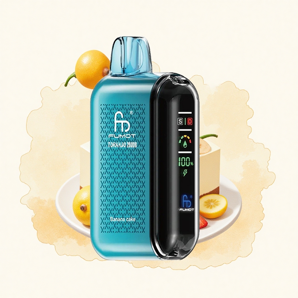 Banana Kolač Fumot Tornado 20000 Pufova Дуал Месх Цоил Смарт Дисплаи