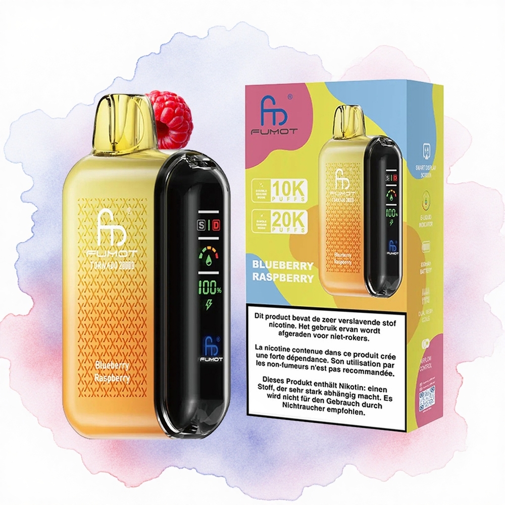 Boravinja Malina Fumot Tornado 20000 Pufova Дуал Месх Цоил