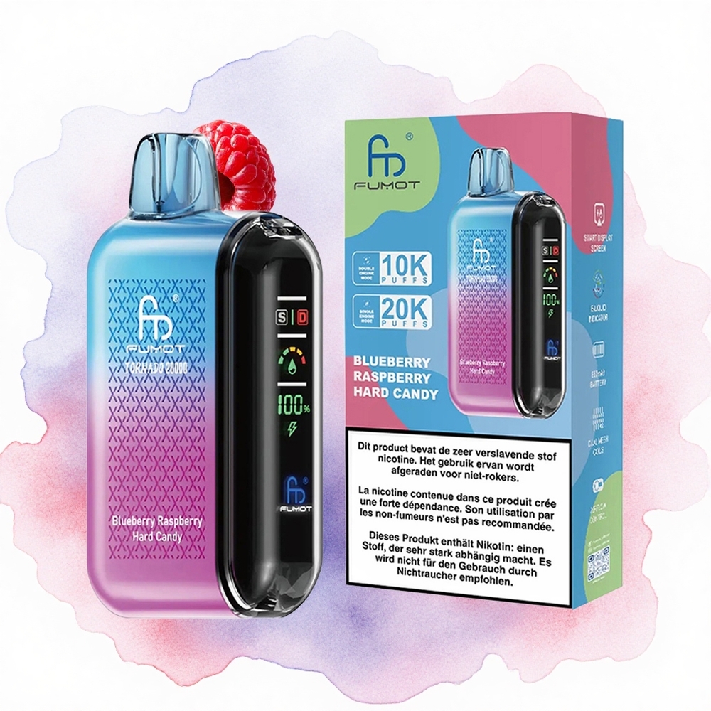 Borovnica Malina Fumot Tornado 20000 Pufova Дуал Месх Цоил