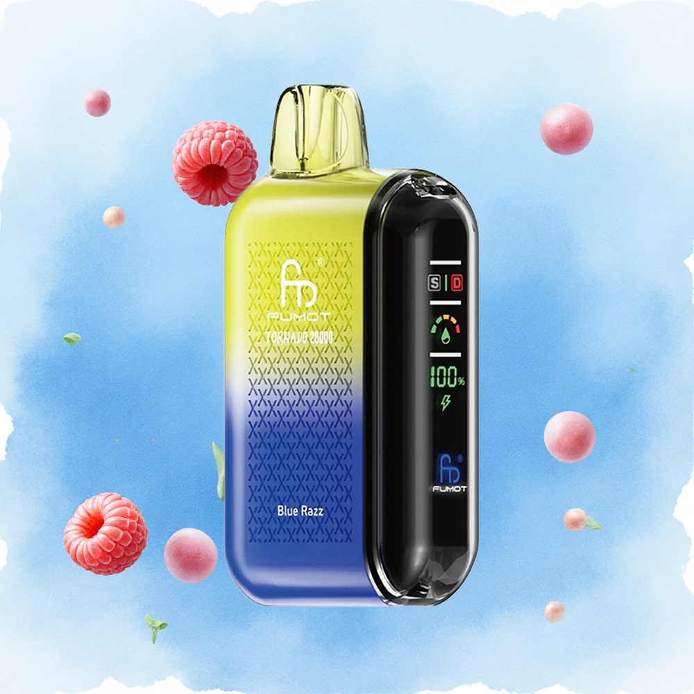 Плава малина Fumot Tornado 20000 Пуфова 20ml Капацитет