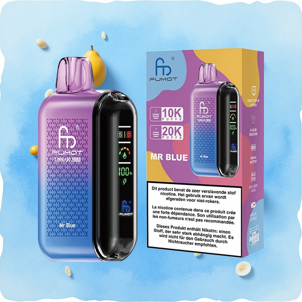 Plava Kombinacija Fumot Tornado 20000 Puhova Дуал Месх Цоил