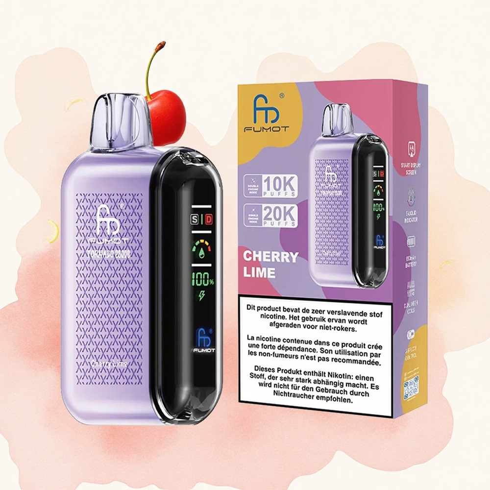 Trešnja Limun Fumot Tornado 20000 Pufova 20ml Kapacitet