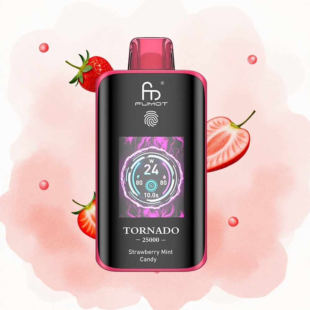 Јагода-нана Fumot Tornado 25000 Пуфова 20ml Тип-C