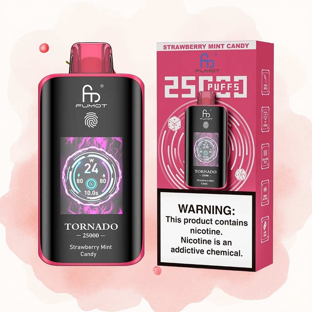 Јагода-нана Fumot Tornado 25000 Пуфова 20ml Тип-C