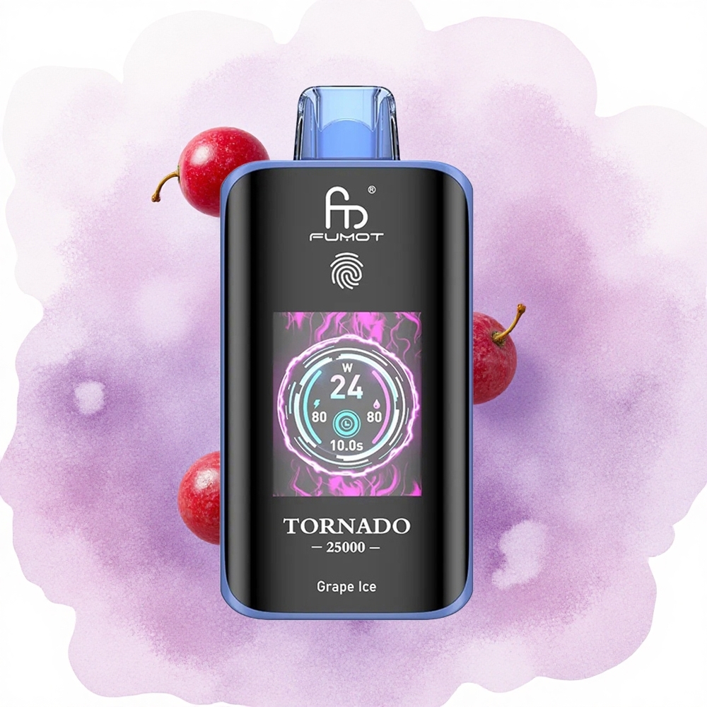 Grozd Ledeni Fumot Tornado 25000 pufova 700mAh батерија 20мл Е-течност