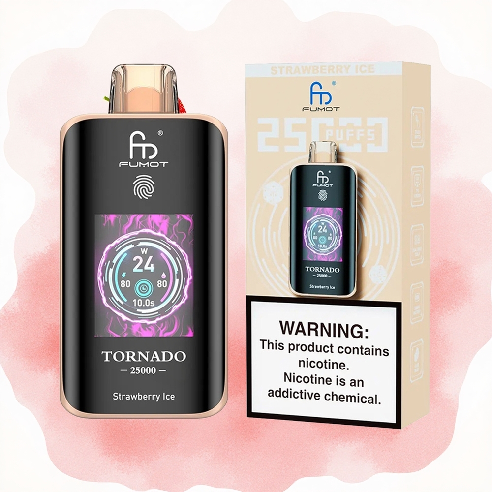 Jagoda Led Fumot Tornado 25000 Pufova HD Ekran 700mAh батерија